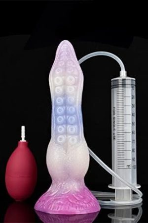 Tentacle Squirting Dildo With Suction Cup Soft Realistic Octopus Silicone Anal Plug Ejaculating Dildo Waterproof Personal Hands Free Adult Sex Toy Suitable For Man Women Couples