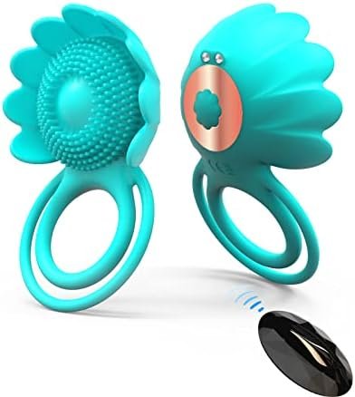 Exclusive Vibrating Cock Ring, Silicone Penis Ring Couple Vibrator, Adult Sex Toy For Erection Enhancing And Clitoral Stimulation