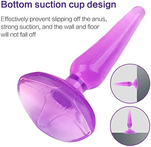Silicone Anal Plug With Suction Cup Waterproof Smooth Touch Anal Sex Toys Beads For Women Men Model - Image 3