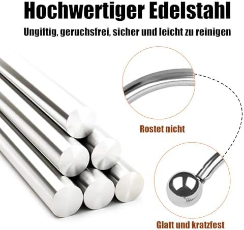 Cock Rings, Stainless Steel Cock Rings, Glans Ring Erection Enhancing Rings Erection Toy, Enhance Pleasure For Couples & Sweethearts, 2 Piece - Image 3