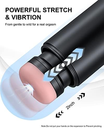Automatic Sucking Male Masturbator,4 Thrusting,4 Sucking & 10 Vibrating Electric Pocket Pussy &Waterproof Storage Bag,Automatic Stroker Male Masturbators Penis Stimulation,Blowjob Sex Toy For Men - Image 3