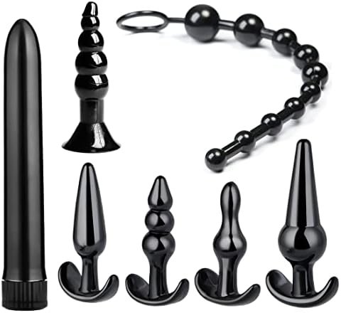 Butt Plug Trainer Kit For Comfortable Long-Term Wear, Pack Of 7 Silicone Anal Plug Training Set With Flared Base Prostate Sex Toys For Advanced Users - Image 2