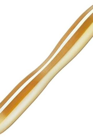 Fst Glass Pleasure Wand Golden Crystal Dildo G Spot Stimulation Masturbation Wand Sex Toy For Women