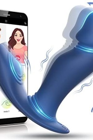 Wiggling & Vibrating Anal Vibrator Prostate Massager For Men, App Control Remote Interaction Anal Plug Butt G Spot Stimulator Unisex Couple Vibrator, Rechargeable Adult Anal Sex Toy For Men Women