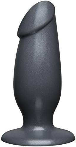 Doc Johnson American Bombshell - Fat Man - Dildo Or Butt Plug - Gunmetal Grey