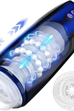 Automatic Male Masturbator, Rhexia Male Masturbators Cup With 10-Mode Life-Like Stroking Motion, Men'S Pocket Pussy Strokers, Toys For Men'S Sex With Realistic Vagina Pleasure, Adult Sex Toys & Games