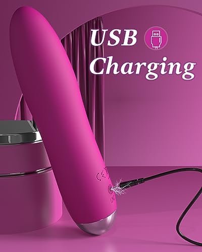 Bullet Vibrator Sex Toys, Small Dildo Sexual Toy For Womens, Female G Spot And Clitoral Personal Massager With 7 Vibration Modes&Anal And Nipple Mini Vibrating Adult Sex Toy For Couples (Purple) - Image 3