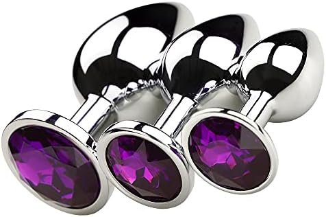 Expanding Plug Toys Anal Plug Butt Toy Plug Trainer Kit Waterproof Stainless Steel Expanding Sex Toys For Men Women Couples
