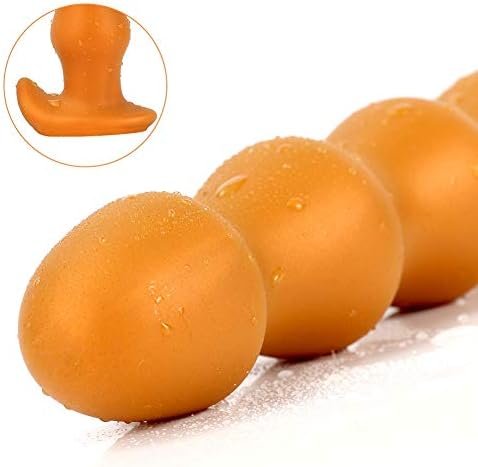 Super Long Anal Beads, Ultra Soft Liquid Silicone Anal Plug Flexible Butt Plug Prostate Massage Anal Sex Toys For Men Women Couples (M) - Image 3