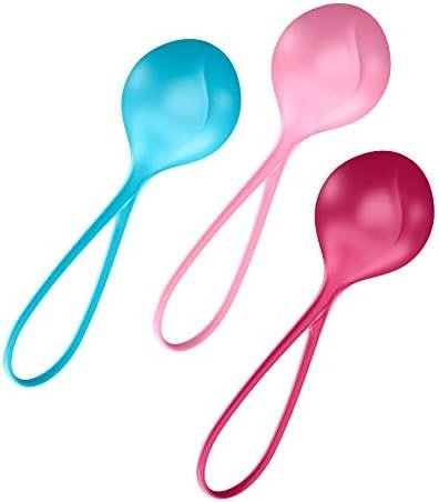 Satisfyer Power Balls - Kegel Ball Exercise Weights, Ben Wa Balls, Pelvic Floor Training, Tightening, Ideal For Beginners, 3-Piece Set (2.11-3.23 Oz.)