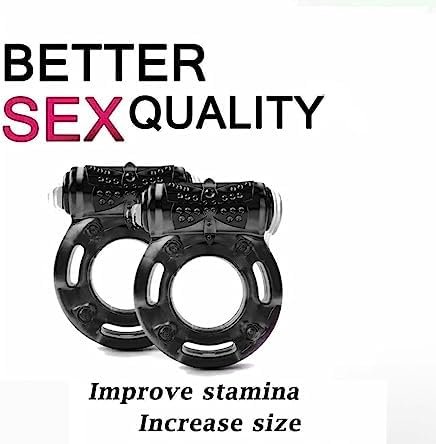 Vibrating Cock Ring - Male Sex Toys 4 Penis Ring Vibrator With Clitoral Vibrator, Sex Toys For Adult Couples, Penis Ring For Men For Better Stronger Erection (Male Sex Toys) - Image 2