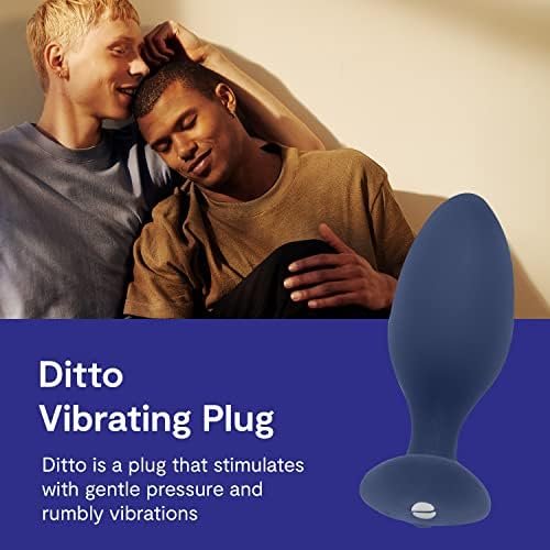We-Vibe Ditto+ Vibrating Butt Plug - App & Remote Control Vibe For Men, Women & Couples - 10 Vibration Modes - Silicone Butt Plug - Waterproof Anal Plug - Rechargeable Adult Sex Toys - Purple - Image 2
