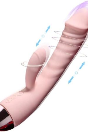 Artillery Fully Automatic Telescopic Male And Femalthrust Dildo Vibrator - Adult Sex Toys, Thrust Sex Toy Dildo Rabbit Vibrator,G Spot Vibrator Adullt Toys/Couples Sex,Silicone Dildo