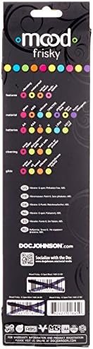 Doc Johnson Mood - Frisky - Curved For Direct G-Spot Stimulation - Curved For Clit Stimulation During Sex - Made Of Velvet Touch Abs Plastic - Powerful Multi-Speed Vibrator - Black - Image 3