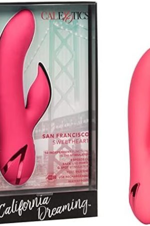 Calexotics California Dreaming Beverly Hills Bunny - Silicone Rabbit Vibrator โ Waterproof Clitoral Sex Toys For Couples โ 10 Vibration Function Massager - Purple