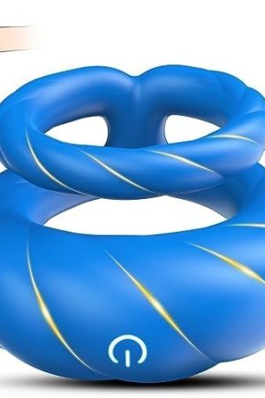 Vibrating Double Penis Cock Ring With 10 Vibration Modes, Adult Male Sex Toys For Men Longer Harder Stronger, Silicone G Spot Vibrator Dildo, Couples Sex Toys & Games