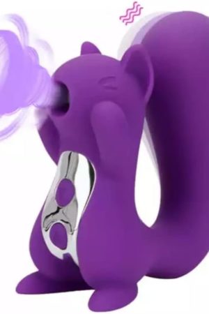 Dual Pleasure Squirrel Vibrator & Air-Pulse Clitoral Stimulator, Clitoral Sucking, Clit Vibrator, Pressure-Wave Technology, Waterproof, Rechargeable, Sex Toy Vibrator For Women & Couples (Hot Pink)