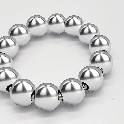 Stainless Steel Cock Ring Beaded Penis Ring Glans Ring Erection Enhancing Orgasm Increase Semen Lock Sex Toys For Men Delay Ejaculation(1.25") - Image 3