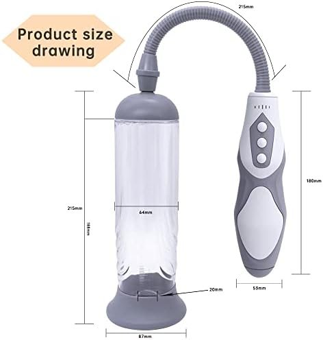 Electric Vacuum Pump, Enlargement Extension Pump Air Pressure Device, Adult Male Sex Toys Manhood With Pocket Cat, 4 Vacuum Strengths And 4 Suction Modes For Stronger Male Erections - Image 3