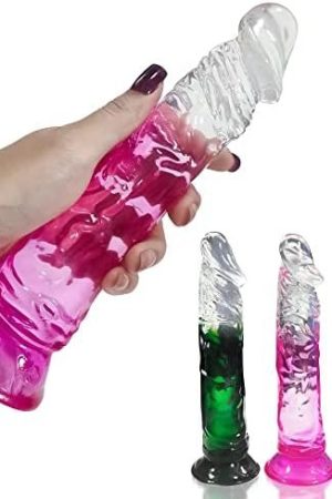 Dildobed Secret G Spot Adult Fun Toy, Female Adult Sexual Toy, 7.8 Inch Soft Jelly Dildo, Beginner And Male Anal Plug Sensory Toy Pseudopenis