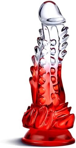 Clear Monster Dildos Sex Toy- 8.8 Inch Realistic G-Spot Dildo With Suction Cup For Hand-Free Play, Huge Monster Penis, Big Dildo Adult Sex Toys For Women Men And Couples