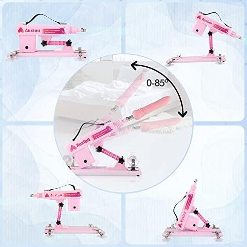 Automatic Sex Machine With 3.5" Suction Cup Adjustable Speed Love Machine With Realistic Dildos 3Xlr Connector For Sex Pleasure With 8 Attachments For Male And Female - Image 2