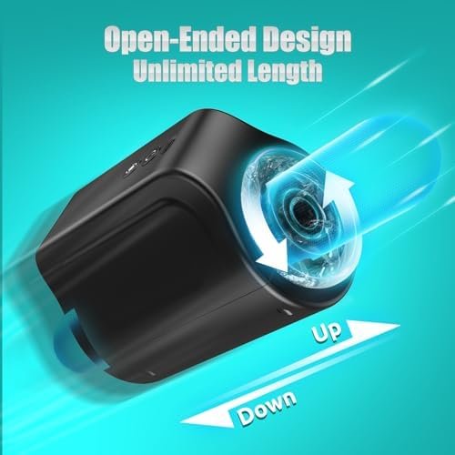 Automatic Male Masturbators, Open-Ended Penis Vibrator 7 Rotating Modes For Penis Stimulation, Realistic Tpe Pocket Pussy For Male Stroker, Fully Waterproof Blowjob Toys, Male Sex Toys For Men - Image 3