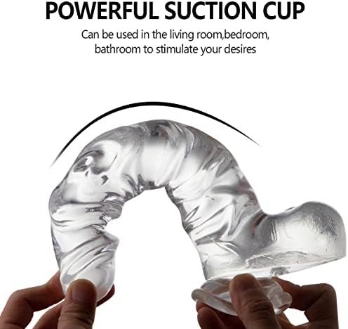 Cwamen 10 Inch Soft Realistic Dildo Dildo For Women With Material And Strong Suction Cup For Hands-Free Play,Sex Toys For Women,Adult Toys For Women/Men/Gay - Image 3
