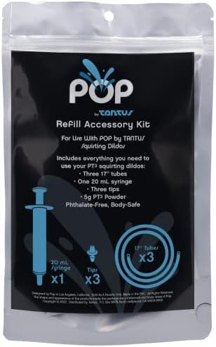 Pop Squirting Dildo Refill Accessory Kit | Adult Sex Toys For Couples Play, Sexual Pleasure Tools For Women & Men | Body Safe Silicone Dildo Adult Toys That Recreates Ejaculation - Image 2