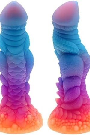 8.7 Inch Huge Realistic Dildo Luminous Octopus Tentacle Thick Monster Dildo,Monster Dragon Dildo Fantasysilicone Anal Plug Dragon Dildo With Suction Cup Fantasyanal Play And Anal Playg-Spot For Vagin