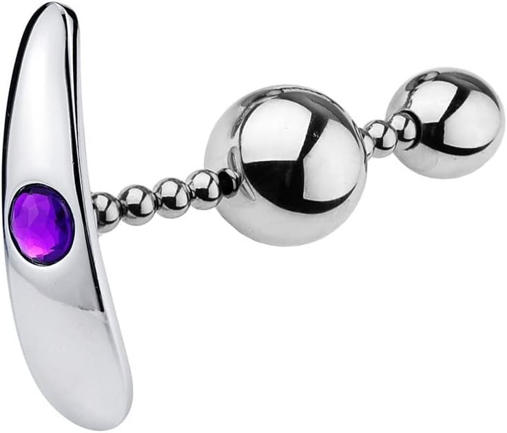 Sex Toy For Men Stainless Steel Anal Plug Shape Jewelry Butt Plug Trainer Set Anal Massager Women Unisex Gay Temperature Stimulation(A) - Image 2