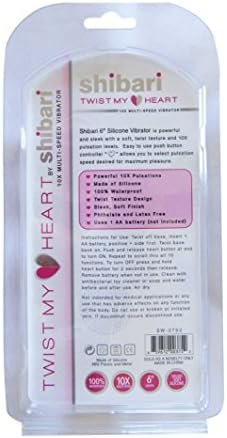 Shibari Twist My Heart 6” Vibrator For Women Men And Couples, Sex Toy For Adults, Great For Beginners, Multispeed, 100% Waterproof, Clitoral, G-Spot, Anal Vibe, Made Of Silky Soft Silicone, (Purple) - Image 2