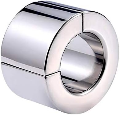 Vibrator Dildo For Women Vibrating Machine, Sex Toys For Women Vibrating Machine Pleasure Gifts Delay Ejaculation Stretcher-Testis Metal-Scrotum 1Pcs 630G Penis-Restraint Stainless-Steel Cock-Ring