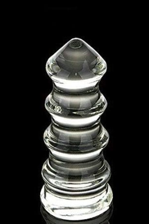 Faraway Glass Butt Plug, Anal Plug Large Crystal Clean Big Anal Plug, Anal Dildo Balls Anal Sex Toys For Woman 140X48Mm
