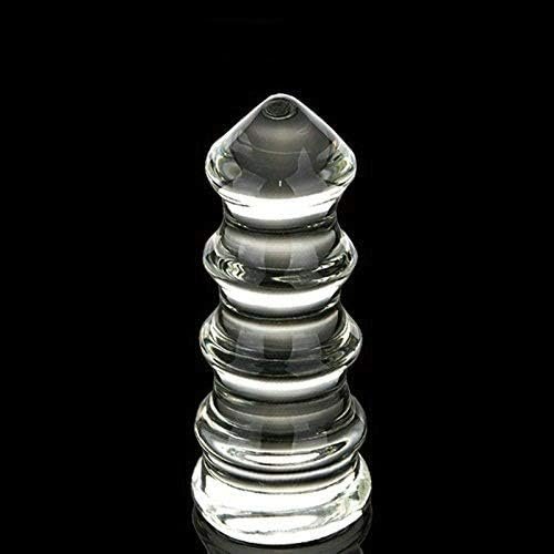 Faraway Glass Butt Plug, Anal Plug Large Crystal Clean Big Anal Plug, Anal Dildo Balls Anal Sex Toys For Woman 140X48Mm