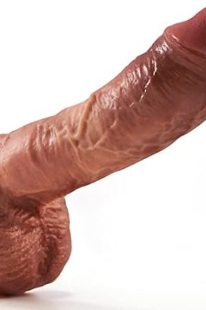 8.8โBig Silicone Dildo With Dual Density Soft Head And Hard Shaft, Huge Realistic Dildo With Lifelike Skin-Touching Feeling, Manual Sex Toy For Anal Play And Vagina Stimulation