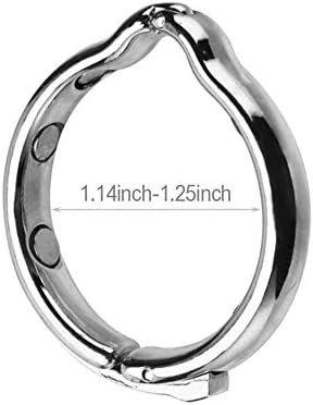 Fst Metal Cock Ring, Cock Ring Adjustable Magnetic Enhancer Male Metal Penis Ring - Image 3