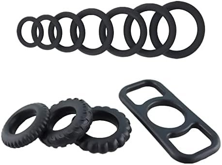 Silicone Cock Rings Penis Ring, Ultra Soft Stretchy Cock Ring Penis Enlargers Erect Support Long Lasting Stronger Rings Erection Enhancing Sex Toy For Men