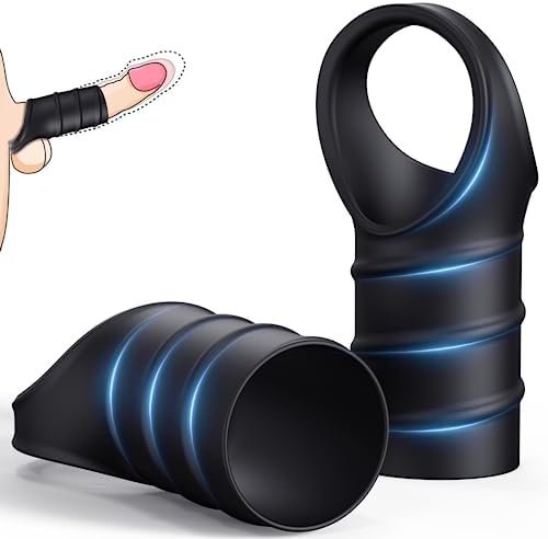 Penis Ring Set Sex Toys - Adult Toys 5Pcs, Penis Sleeve Conjoined Cockring Sex Kit Sex Toy, Cock Sleeve Penis Stretcher For Men Erection Sex, Penis Sex Toy For Men Couple Sex Pleasure