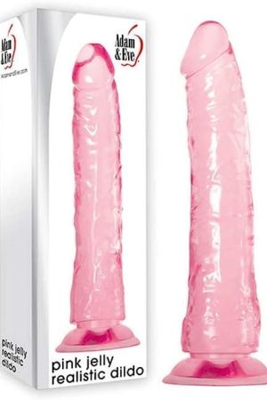 Adam & Eve Pink Jelly Realistic Dildo