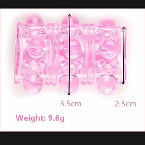 Ferbed Silicone Delay Ring Bump Condom - 2 Bump Cock Ring Male Elastic Sex Toys Man Or Couples Play, Eraction Female, Longer Sex And Strong - Image 2
