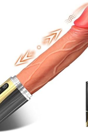 Thrusting Dildo Adult Sex Toys Realistic Vibrator Dildo For Clitoral Vagina G-Spot Anal Stimulation, Sex Toys Dildos With 10 Vibrating & 3 Thrusting Modes 9.13" Vibrators For Women And Couples