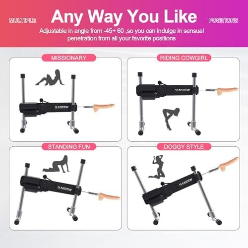 Automatic Sex Machine With Remote Control, Automatic Dildo Thrusting Machine Gun For Vaginal Anal Sex Massage, Adult Toy For Men Women Couples, Electric Dildo Love Machine With Attachment - Image 2
