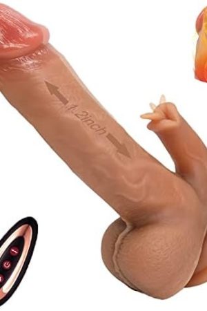 Thrusting Vibrating Dildo, Adult Sensory Toys Sex Dildo 360° Rotating 10 Mould Vibrator Penis 42° Heating Dildos Suction Cup Strapon G Spot Anal Dick Adult Sex Toys For Woman Man Couples Game