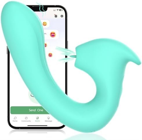 Sex Toys For Women With App Remote Control, Adult Toys Tongue Licking Vibrator Wearable G-Spot Dildo Toy Clitoral Stimulator Vibrator For Couples Female 10 Powerful Vibrations Gifts Personal Massager