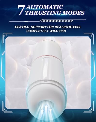 Automatic Male Masturbator Sex Toys For Men - High-Speed & 7 Thrusting Modes Adult Toys Male Masturbators Penis Pump Mens Sex Toy Male Stroker - Black - Image 2