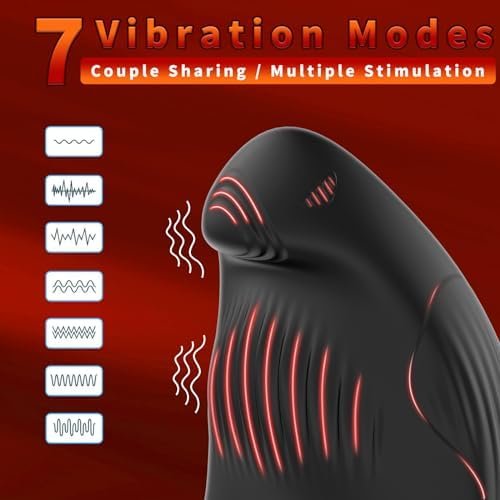 Vibrating Cock Ring With Clitoral Stimulator, Penis Ring Couple Sex Toys Vibrator, Eagle Shaped Clitoris Vibrator With 7 Vibrations Remote Control Rechargeable Harder Adult Sex Toy For Men & Couples - Image 2