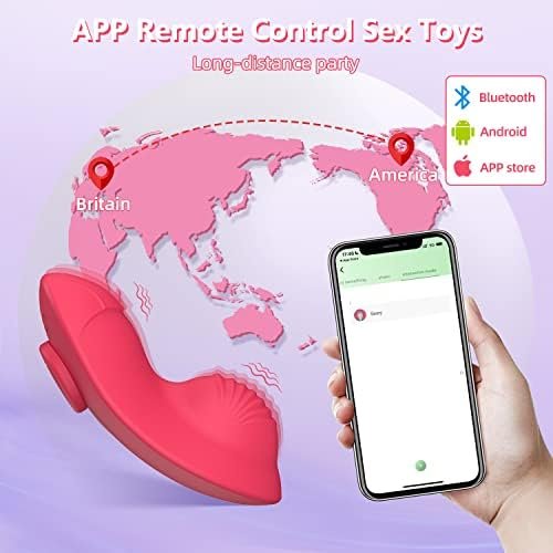 Liefdeyou Wearable Vibrator Women Sex Toy- Strong Magnetic Clip Panty Vibrator App Remote Control Mini Butterfly Panties Vibrator With 9+9 Modes Clitoral Invisible Vibrators Adult Sex Toys For Women - Image 2