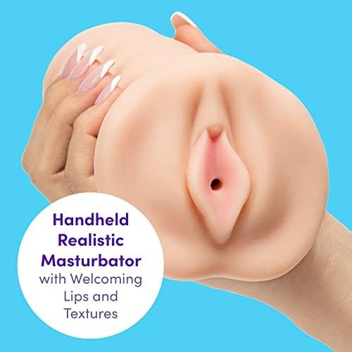 Lovehoney Thrust Pro Ultra Holly Male Masturbator - 6 Inch Realistic Tight Vagina With Textured Canal - Vibrator Compatible Male Sex Toy - Self Pleasure Sex Toys For Men - Waterproof - 480G - Flesh - Image 2