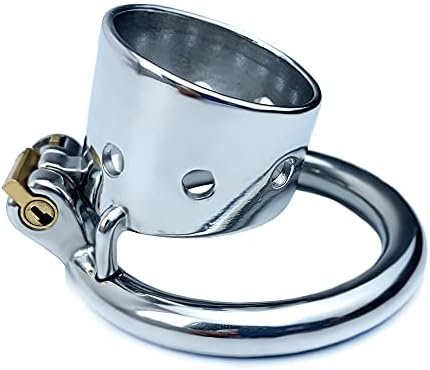 New Short Penis Cock Male Penis Ring Cb Penis Lock Metal Virginity Device Anti Erection Adult Sex Toy